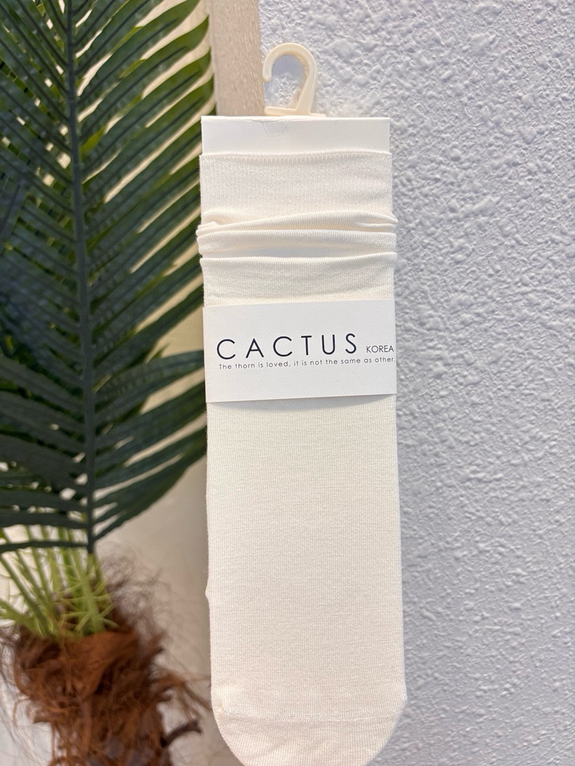 CACTUS-Q韓國東大門代購女裝新款休閑26春夏職業推薦襪子CACTUS十雙起/可混搭襪子圖色1