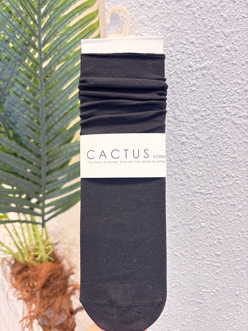 CACTUS-Q韓國東大門代購女裝新款休閑26春夏職業推薦襪子CACTUS十雙起/可混搭襪子圖色4