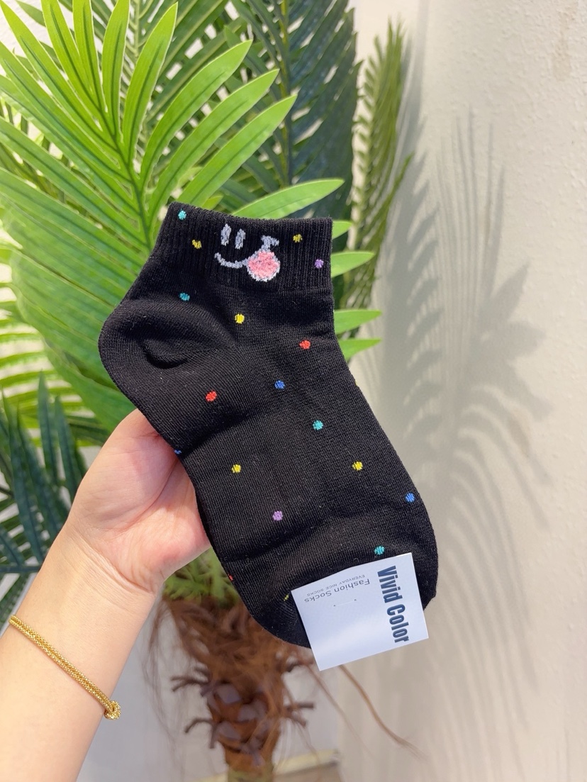 CACTUS-Q韓國東大門代購女裝新品人氣職業時尚休閑26春夏襪子CACTUS十雙起/可混搭襪子圖色5