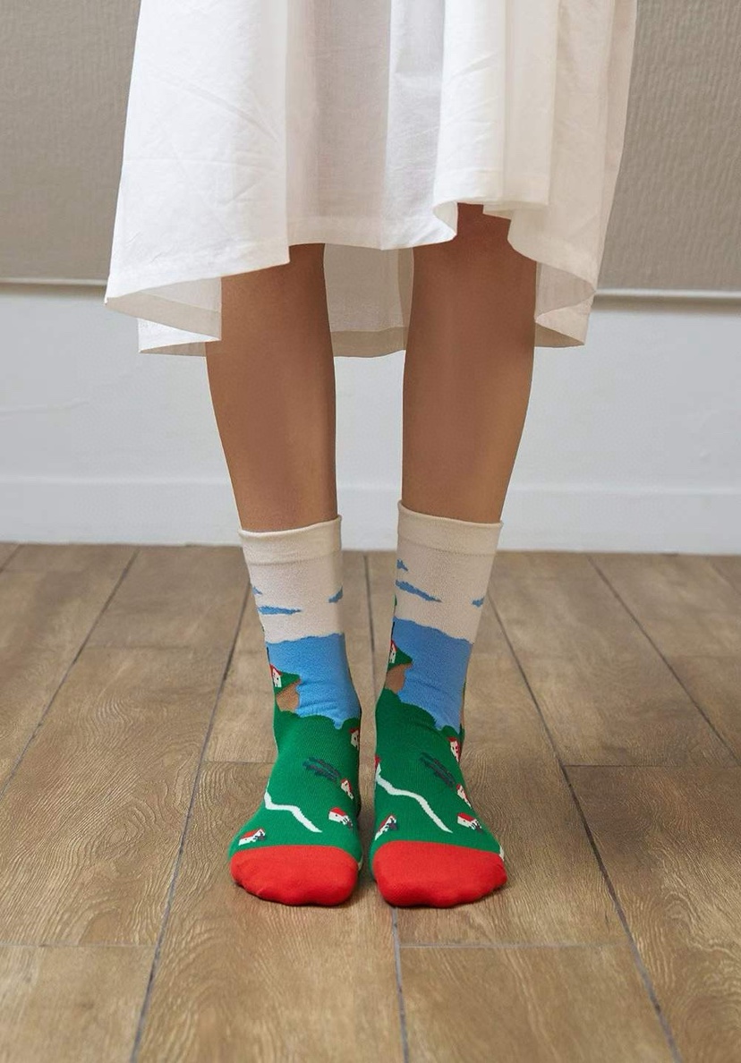 CACTUS-Q韓國直郵女士新款休閑26春夏時尚職業推薦人氣襪子CACTUS十雙起/可混搭襪子