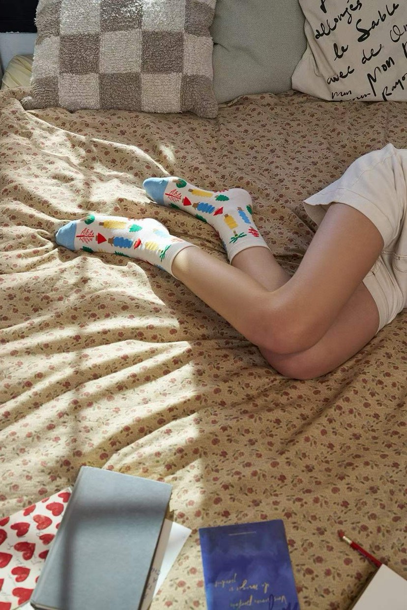 CACTUS-Q韓國直郵女士新款休閑26春夏時尚職業推薦人氣襪子CACTUS十雙起/可混搭襪子