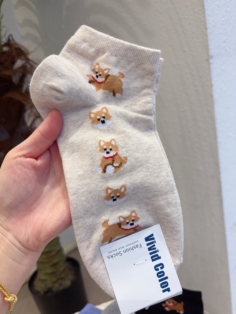 CACTUS-Q韓國直郵實拍女裝新品人氣26春夏職業時尚熱賣襪子CACTUS十雙起/可混搭襪子圖色1