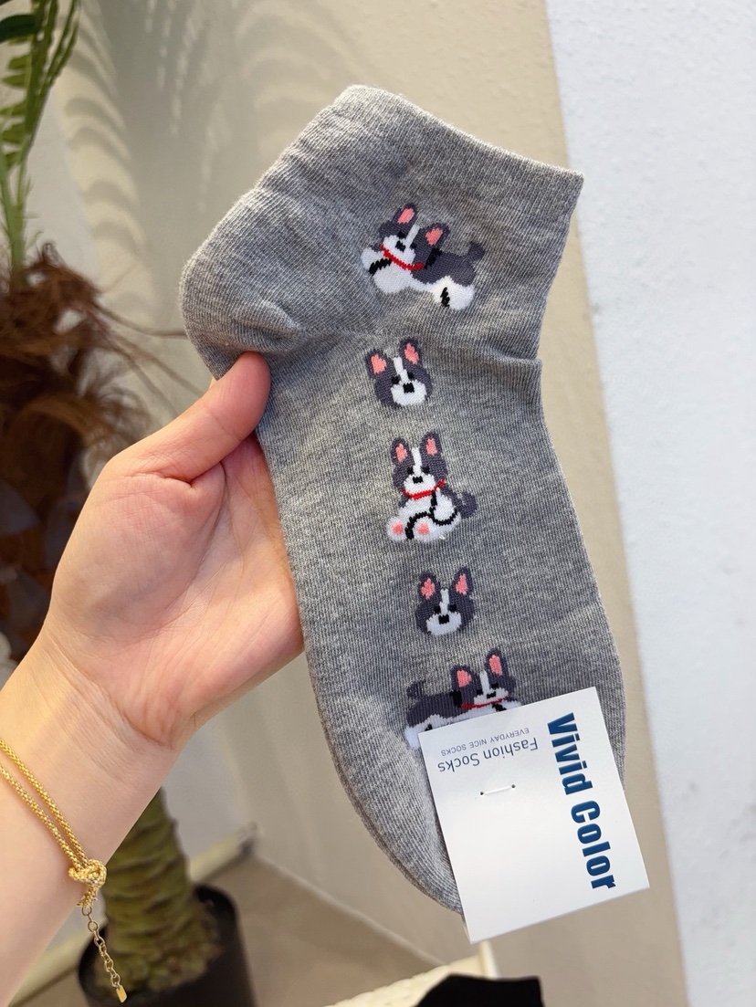 CACTUS-Q韓國直郵實拍女裝新品人氣26春夏職業時尚熱賣襪子CACTUS十雙起/可混搭襪子圖色4