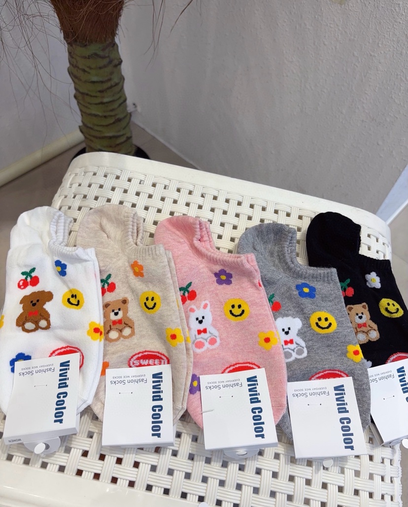 CACTUS-Q韓國直郵女裝新品休閑熱賣時尚26春夏人氣推薦襪子CACTUS十雙起/可混搭襪子