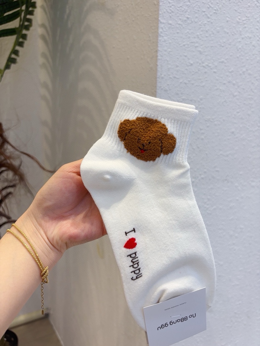 CACTUS-Q韓國東大門直郵女士新款時尚人氣休閑推薦26春夏襪子CACTUS十雙起/可混搭襪子圖色1