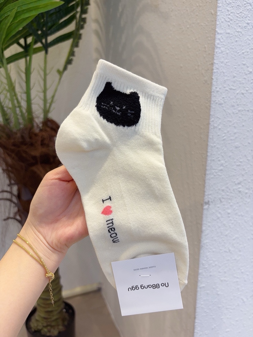 CACTUS-Q韓國東大門直郵女士新款時尚人氣休閑推薦26春夏襪子CACTUS十雙起/可混搭襪子圖色2