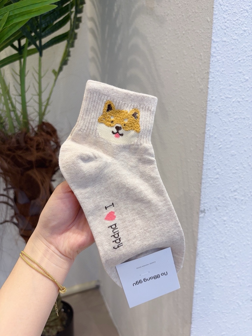 CACTUS-Q韓國東大門直郵女士新款時尚人氣休閑推薦26春夏襪子CACTUS十雙起/可混搭襪子圖色3