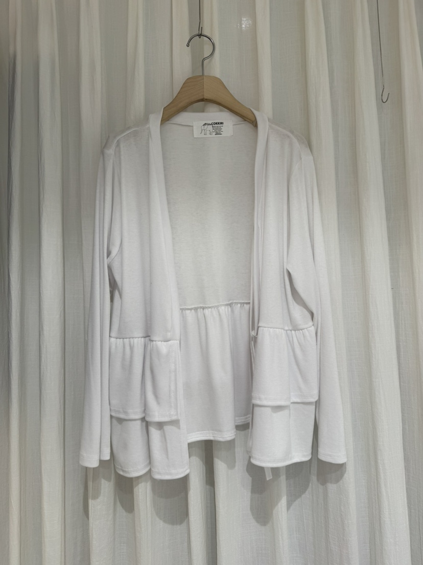 COKKIRI韓國直郵女裝新品職業熱賣休閑26春夏長袖T恤系帶開衫COKKIRI長袖T恤圖色2