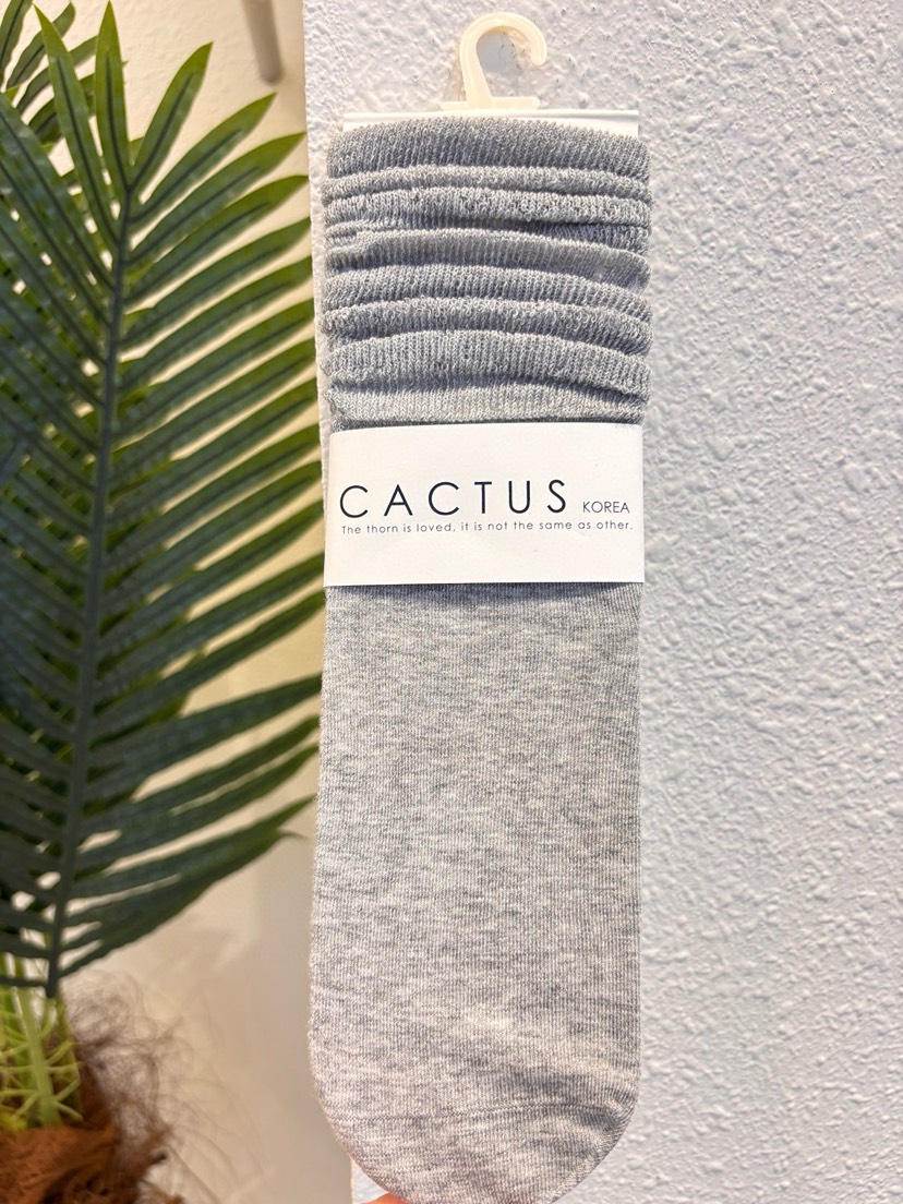 CACTUS-Q韓國直郵女裝新品休閑時尚熱賣職業26春夏推薦襪子CACTUS十雙起/可混搭襪子圖色3