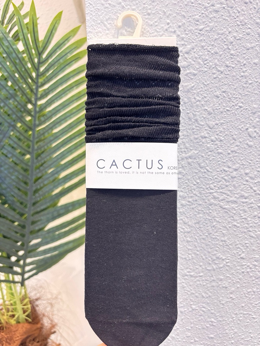 CACTUS-Q韓國直郵女裝新品休閑時尚熱賣職業26春夏推薦襪子CACTUS十雙起/可混搭襪子圖色4