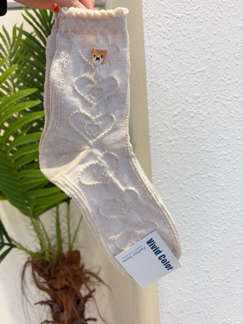 CACTUS-Q韓國直郵女裝新品時尚休閑推薦熱賣人氣職業襪子CACTUS十雙起/可混搭襪子圖色2