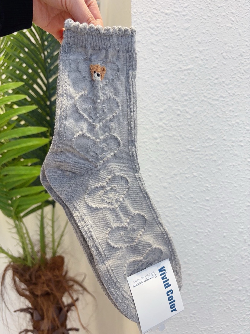 CACTUS-Q韓國直郵女裝新品時尚休閑推薦熱賣人氣職業襪子CACTUS十雙起/可混搭襪子圖色4