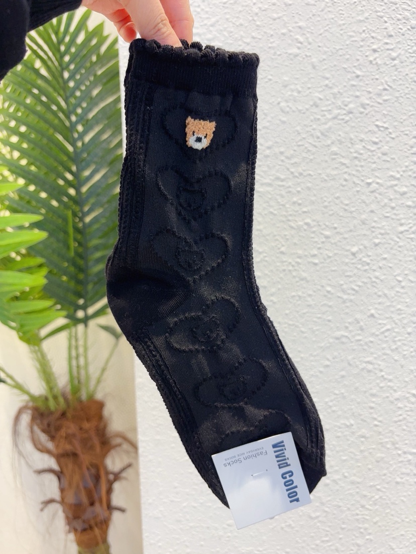 CACTUS-Q韓國直郵女裝新品時尚休閑推薦熱賣人氣職業襪子CACTUS十雙起/可混搭襪子圖色5