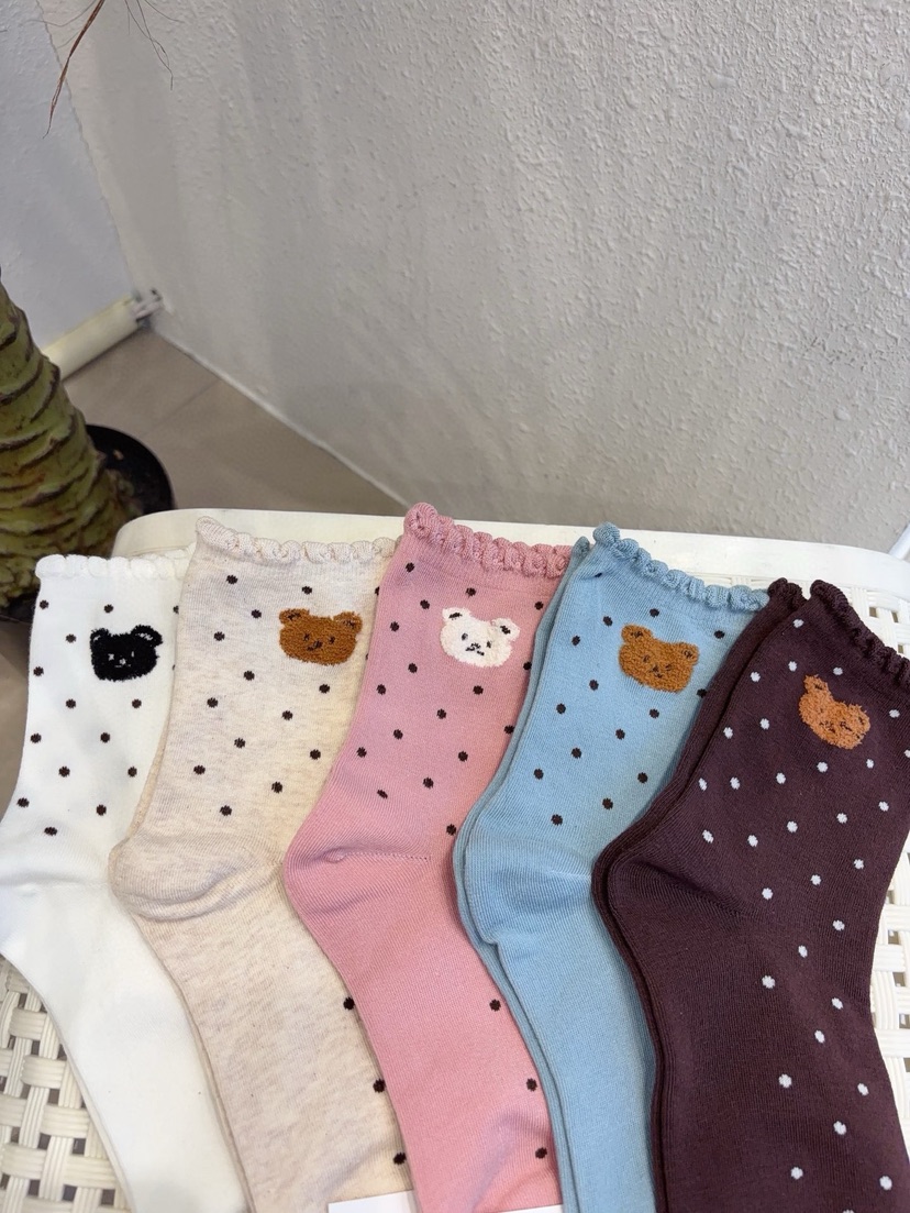 CACTUS-Q韓國東大門直郵女裝新款熱賣人氣26春夏休閑襪子CACTUS十雙起/可混搭襪子