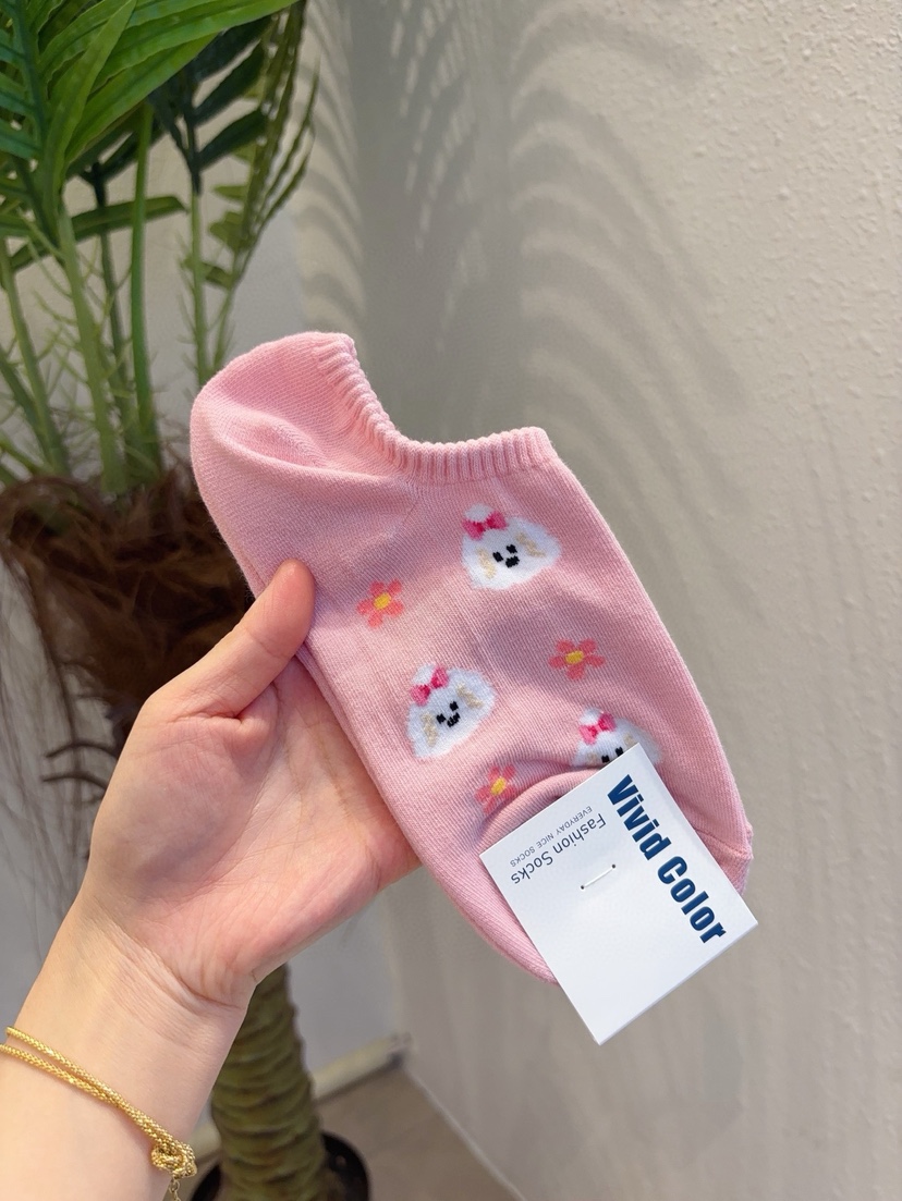 CACTUS-Q韓國東大門直郵女士新品人氣休閑熱賣26春夏襪子CACTUS十雙起/可混搭襪子圖色3