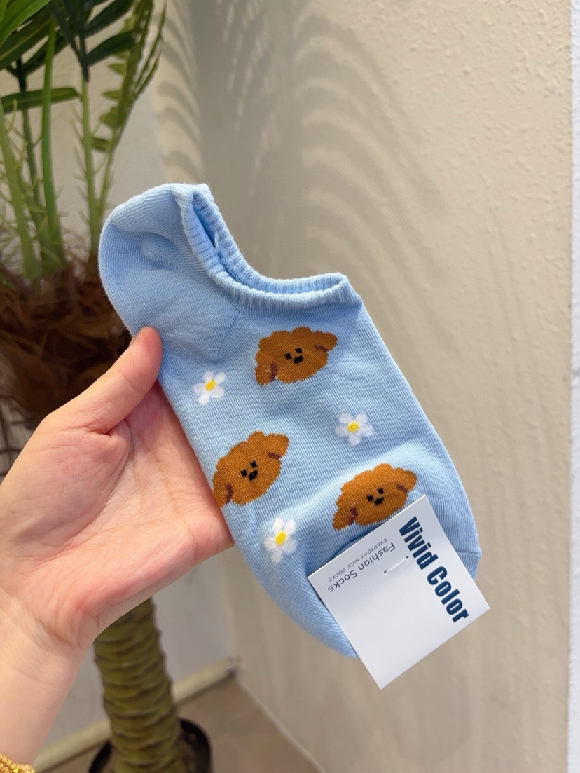 CACTUS-Q韓國東大門直郵女士新品人氣休閑熱賣26春夏襪子CACTUS十雙起/可混搭襪子圖色4