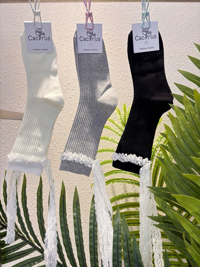 CACTUS-Q韓國東大門直郵女裝新品推薦休閑時尚熱賣26春夏襪子CACTUS十雙起/可混搭襪子