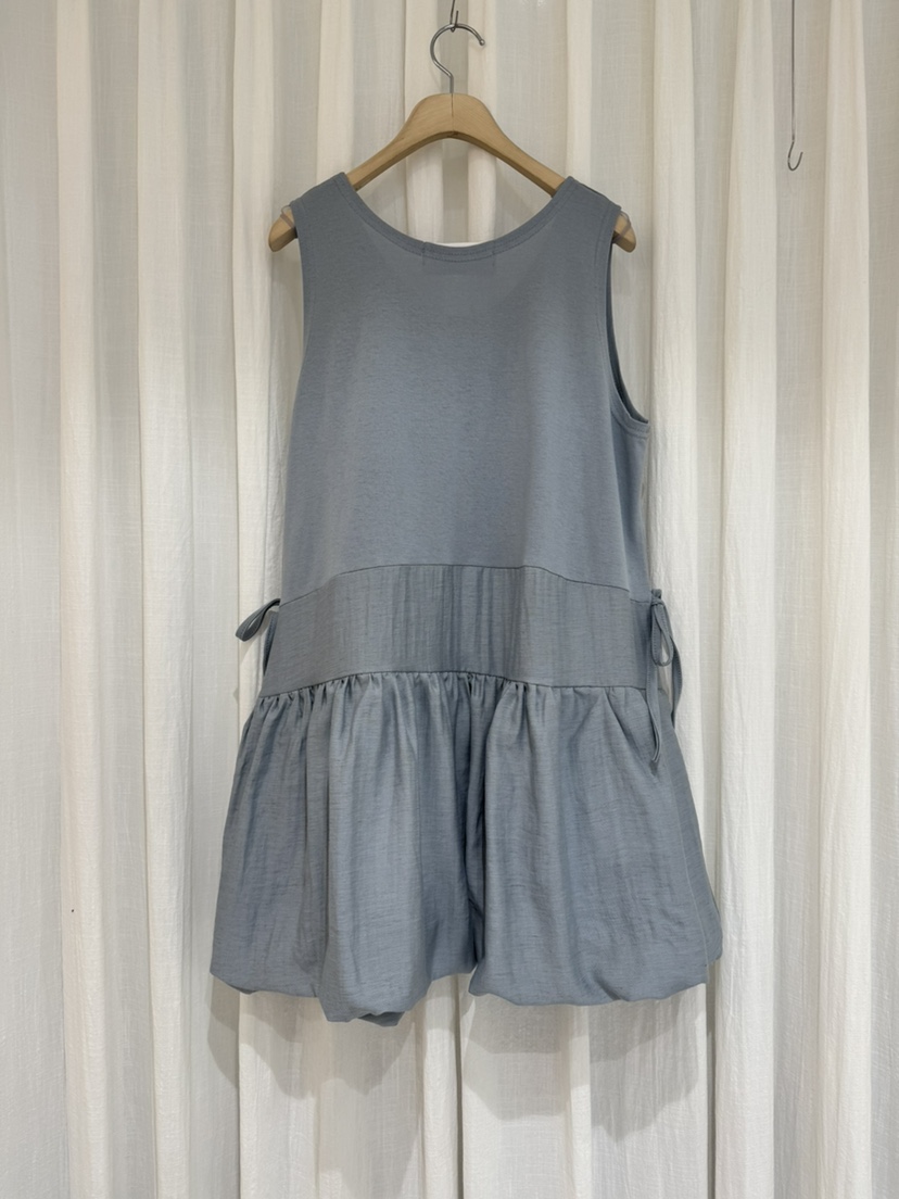 COKKIRI韓國代購女裝新品26春夏熱賣人氣職業連衣裙亞麻燈籠COKKIRI連衣裙