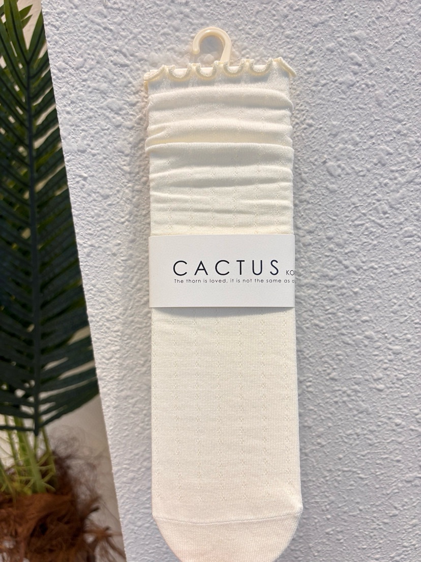 CACTUS-Q韓國東大門直郵女裝新品休閑時尚熱賣推薦職業襪子CACTUS十雙起/可混搭襪子圖色1
