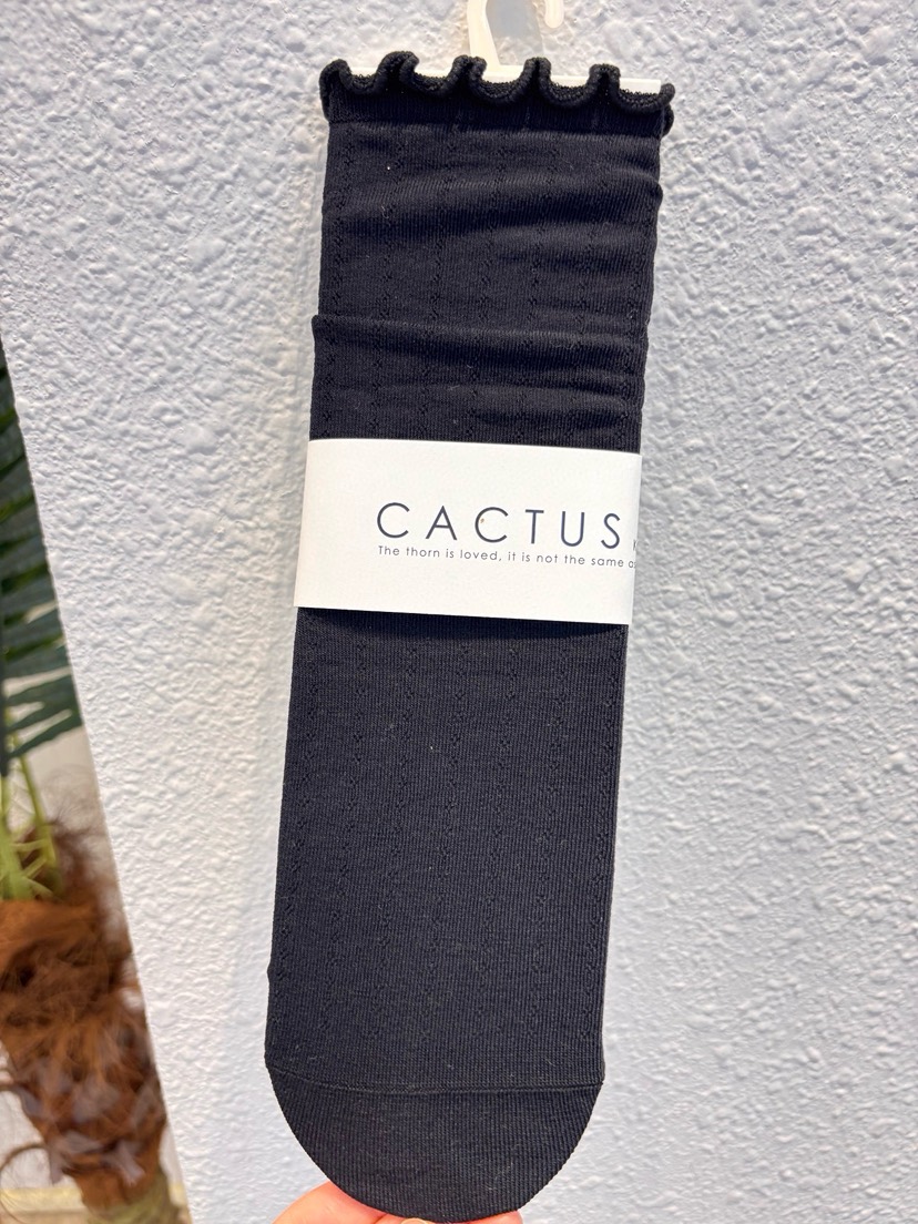 CACTUS-Q韓國東大門直郵女裝新品休閑時尚熱賣推薦職業襪子CACTUS十雙起/可混搭襪子圖色3