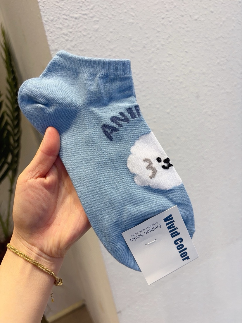 CACTUS-Q韓國東大門直郵女士新款推薦26春夏職業時尚襪子CACTUS十雙起/可混搭襪子圖色4