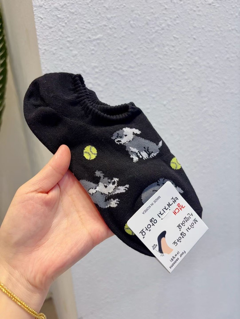 CACTUS-Q韓國直郵實拍女裝新款時尚休閑職業人氣熱賣襪子CACTUS十雙起/可混搭襪子圖色4