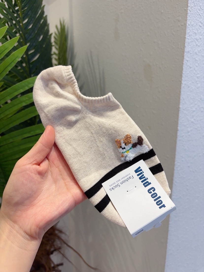 CACTUS-Q韓國東大門直郵女士新款人氣時尚休閑26春夏襪子CACTUS十雙起/可混搭襪子圖色2