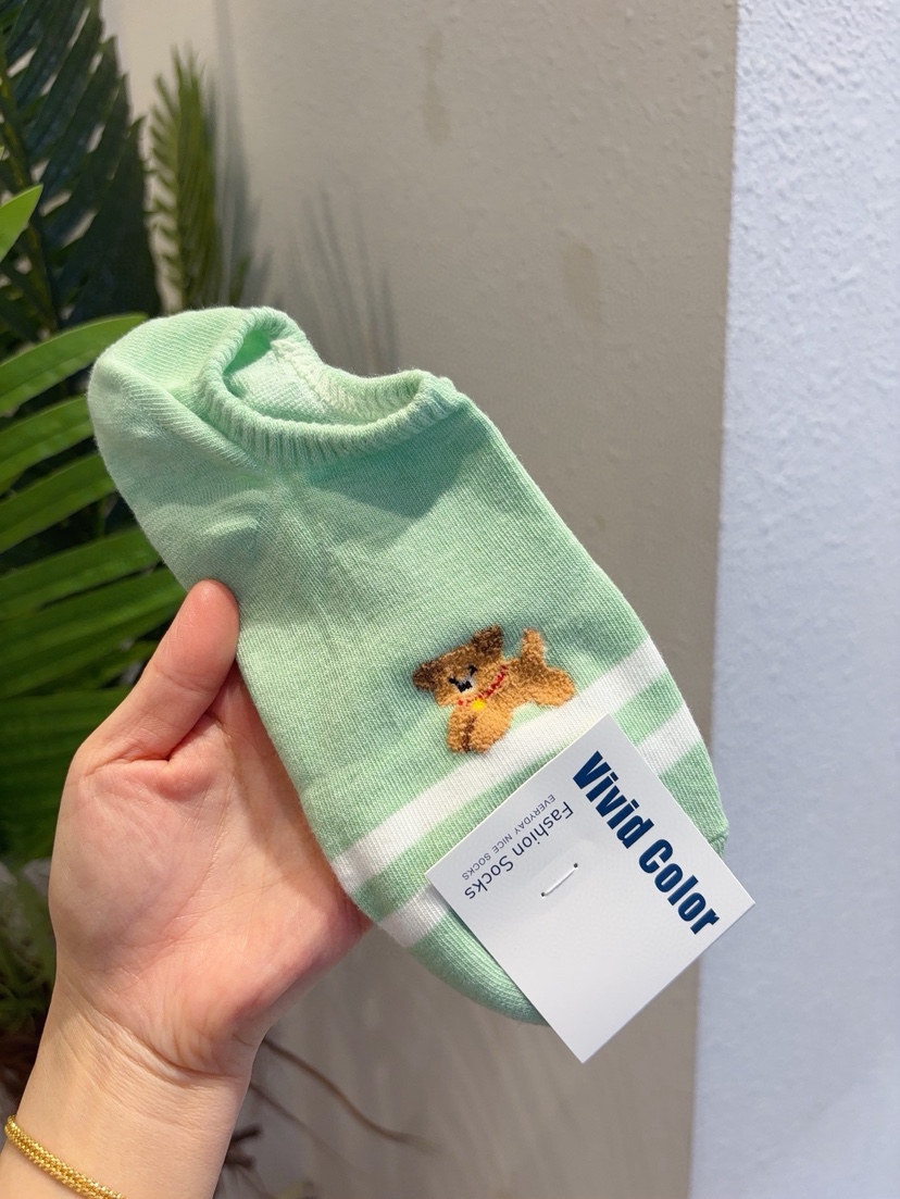 CACTUS-Q韓國東大門直郵女士新款人氣時尚休閑26春夏襪子CACTUS十雙起/可混搭襪子圖色3