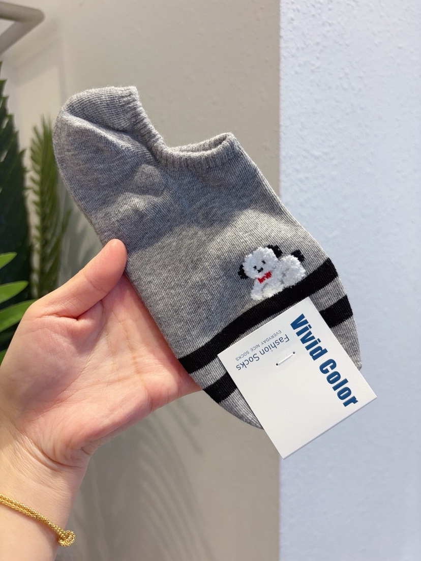 CACTUS-Q韓國東大門直郵女士新款人氣時尚休閑26春夏襪子CACTUS十雙起/可混搭襪子圖色4