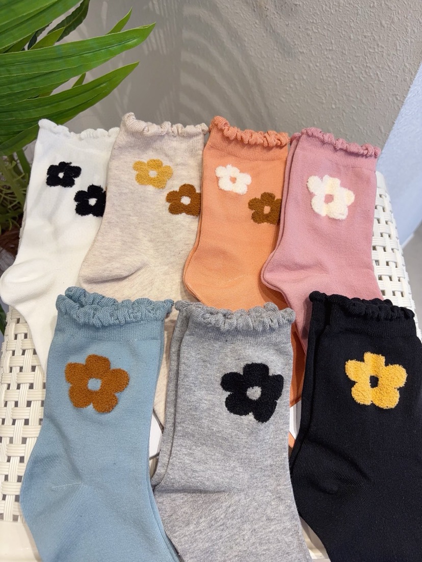 CACTUS-Q韓國東大門代購女裝新款推薦時尚人氣休閑26春夏襪子CACTUS十雙起/可混搭襪子