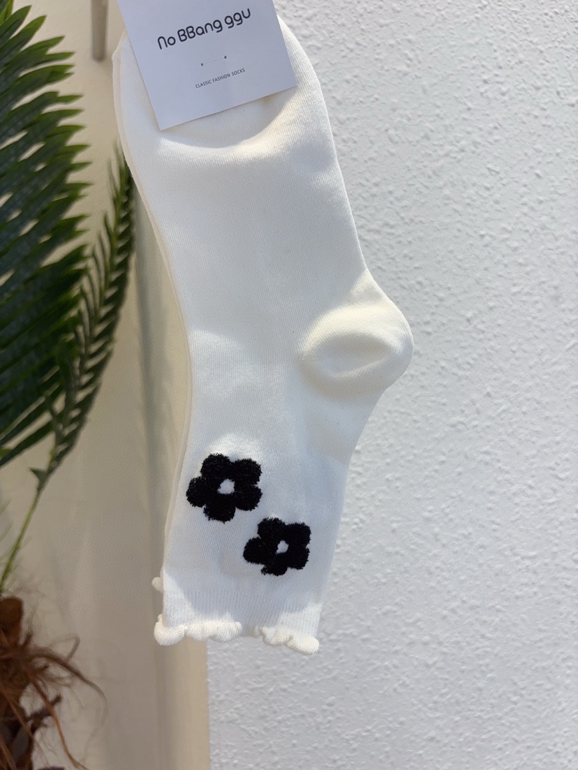 CACTUS-Q韓國東大門代購女裝新款推薦時尚人氣休閑26春夏襪子CACTUS十雙起/可混搭襪子圖色1