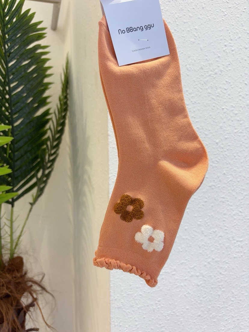 CACTUS-Q韓國東大門代購女裝新款推薦時尚人氣休閑26春夏襪子CACTUS十雙起/可混搭襪子圖色3