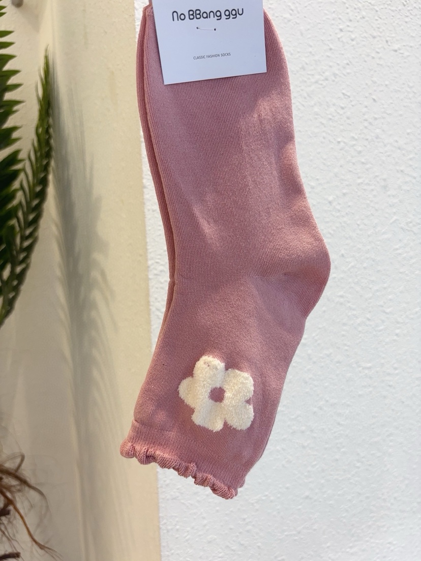 CACTUS-Q韓國東大門代購女裝新款推薦時尚人氣休閑26春夏襪子CACTUS十雙起/可混搭襪子圖色4