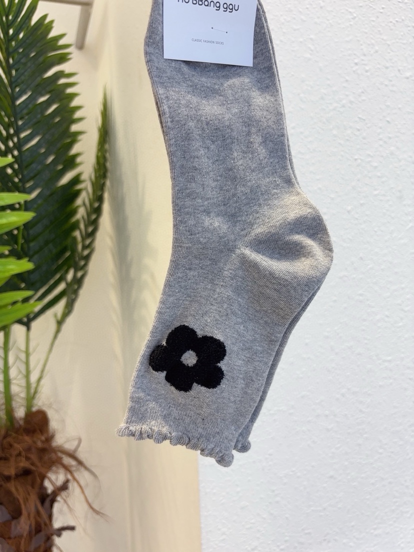 CACTUS-Q韓國東大門代購女裝新款推薦時尚人氣休閑26春夏襪子CACTUS十雙起/可混搭襪子圖色6