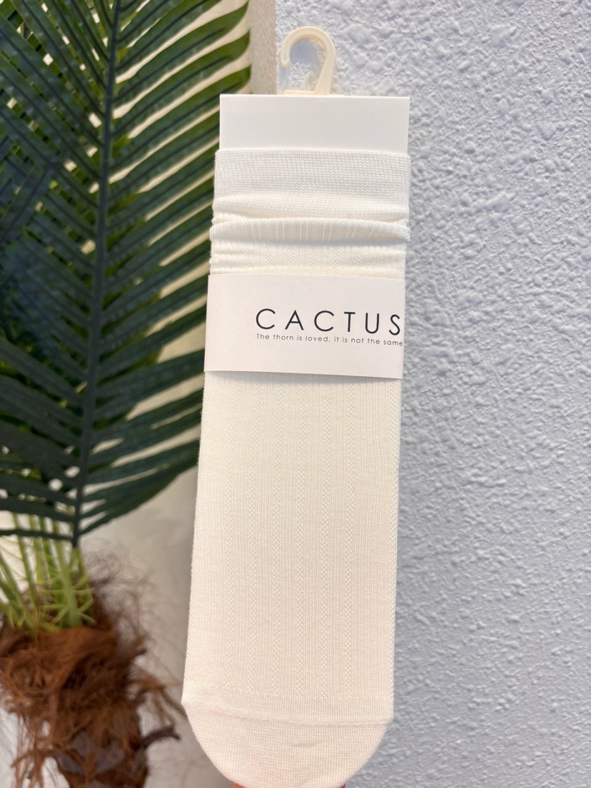 CACTUS-Q韓國東大門直郵女士新款26春夏推薦熱賣時尚襪子CACTUS十雙起/可混搭襪子圖色1