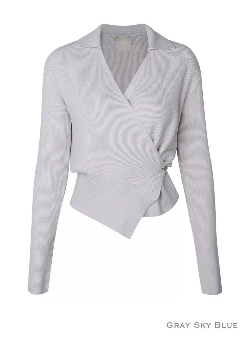 GLOW AND NYMPH韓國代購女士新款職業26春夏針織衫羅紋GLOW AND NYMPH針織衫圖色1