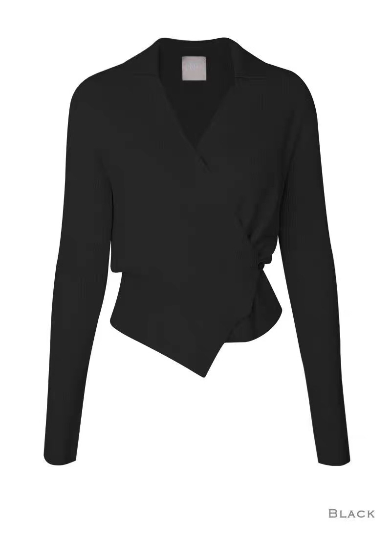 GLOW AND NYMPH韓國代購女士新款職業26春夏針織衫羅紋GLOW AND NYMPH針織衫圖色3