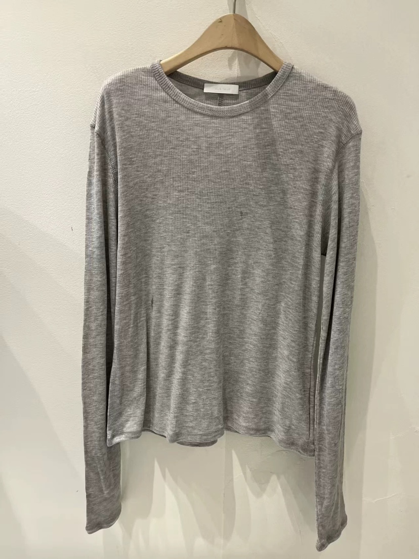 TALK TALK韓國直郵實拍女裝新品人氣時尚26春夏長袖T恤天絲TALK TALK長袖T恤圖色5