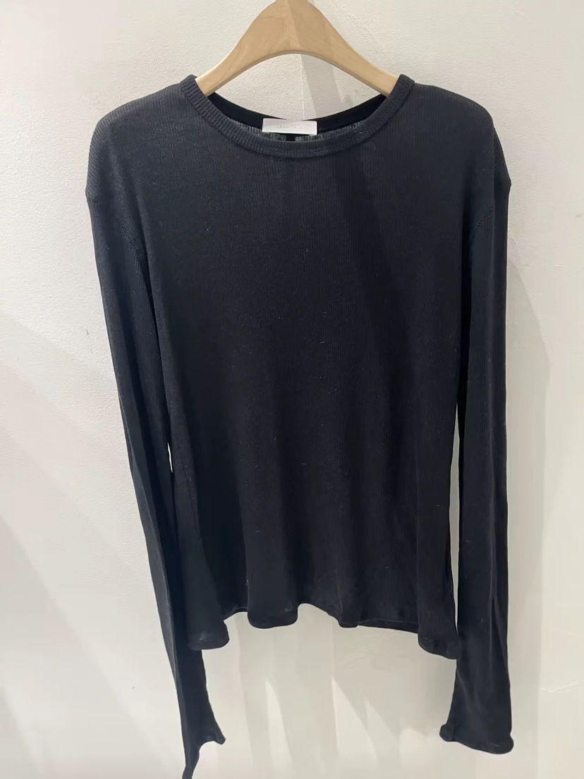 TALK TALK韓國直郵實拍女裝新品人氣時尚26春夏長袖T恤天絲TALK TALK長袖T恤圖色6