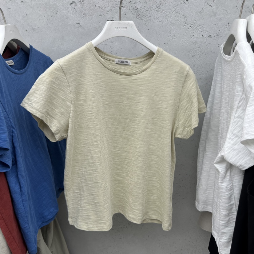 SIXTEEN韓國東大門代購女士新品推薦熱賣26春夏人氣休閑T恤SIXTEENT恤圖色2