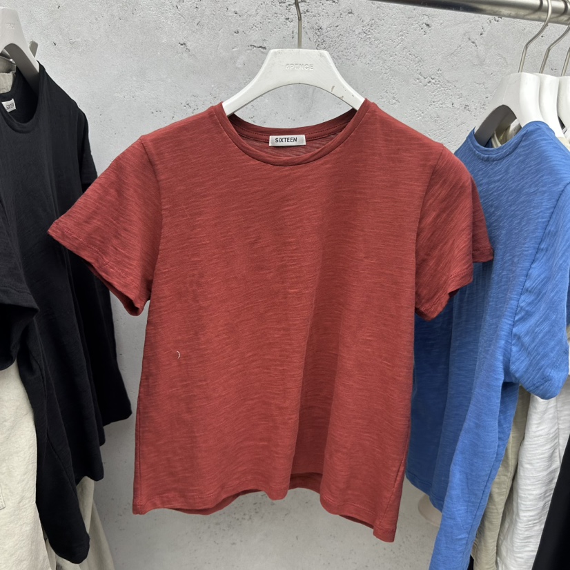 SIXTEEN韓國東大門代購女士新品推薦熱賣26春夏人氣休閑T恤SIXTEENT恤圖色4