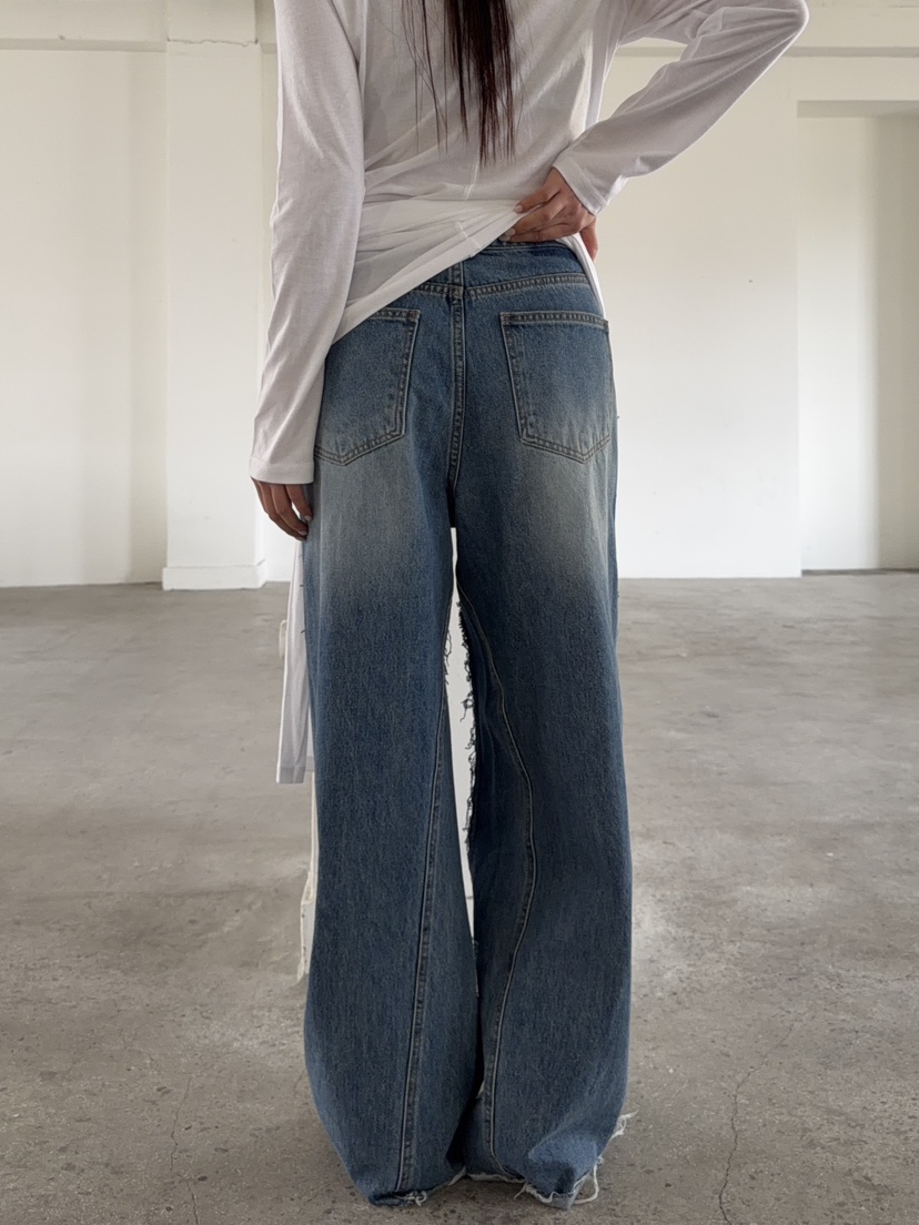 ACME韓國直郵實拍女士新款休閑推薦職業熱賣26春夏牛仔褲ACME牛仔褲