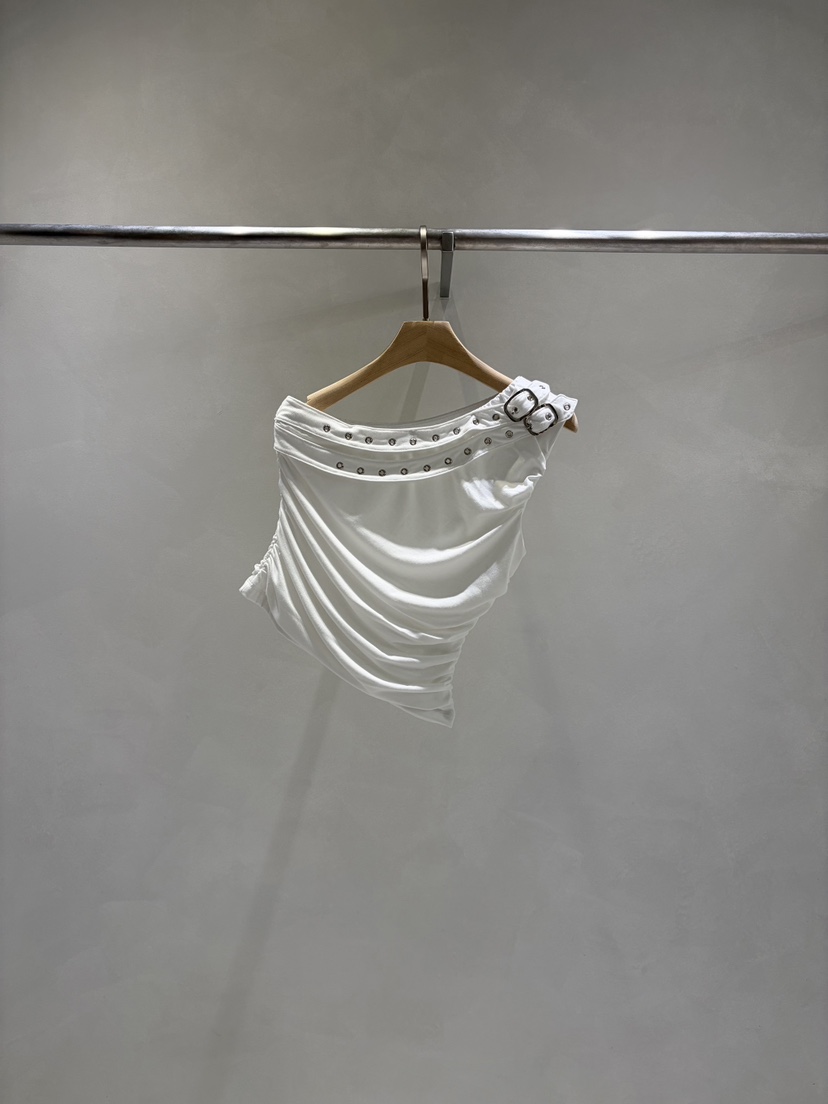 TOO HOT韓國代購女裝新款時尚人氣推薦休閑吊帶背心褶皺TOO HOT吊帶/背心圖色1