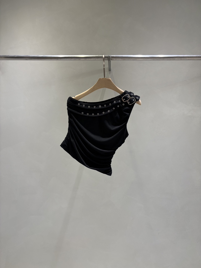 TOO HOT韓國代購女裝新款時尚人氣推薦休閑吊帶背心褶皺TOO HOT吊帶/背心圖色3