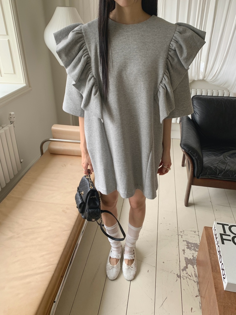 JKICHI韓國代購女士新款人氣時尚休閑職業連衣裙不含配飾JKICHI連衣裙