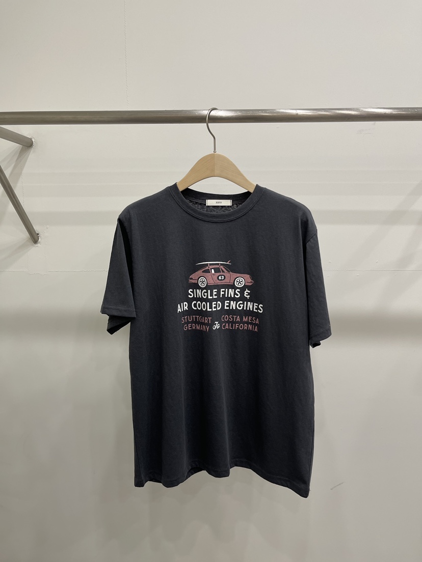 FIFTY韓國直郵實拍女士新款職業推薦時尚熱賣休閑人氣T恤FIFTYT恤圖色2