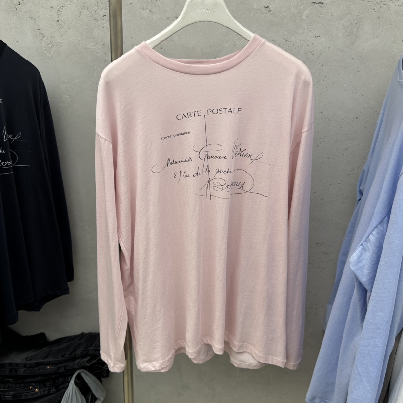 SIXTEEN韓國直郵實拍女士新品熱賣推薦人氣26春夏長袖T恤SIXTEEN長袖T恤圖色4