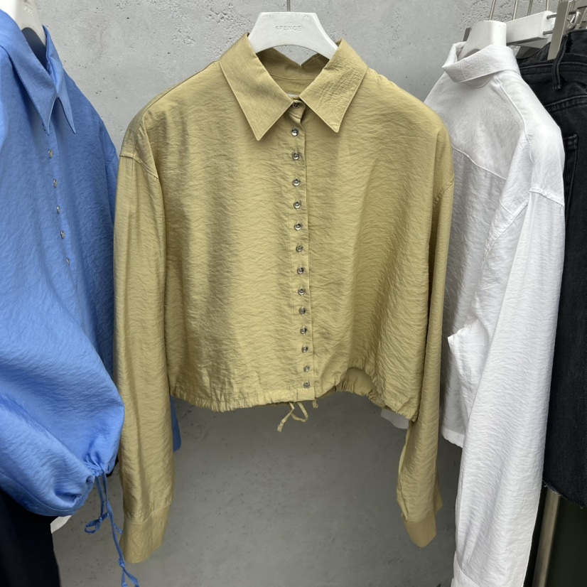 SIXTEEN韓國直郵女裝新款休閑推薦26春夏熱賣職業襯衫蕾絲衫SIXTEEN襯衫/蕾絲衫圖色3