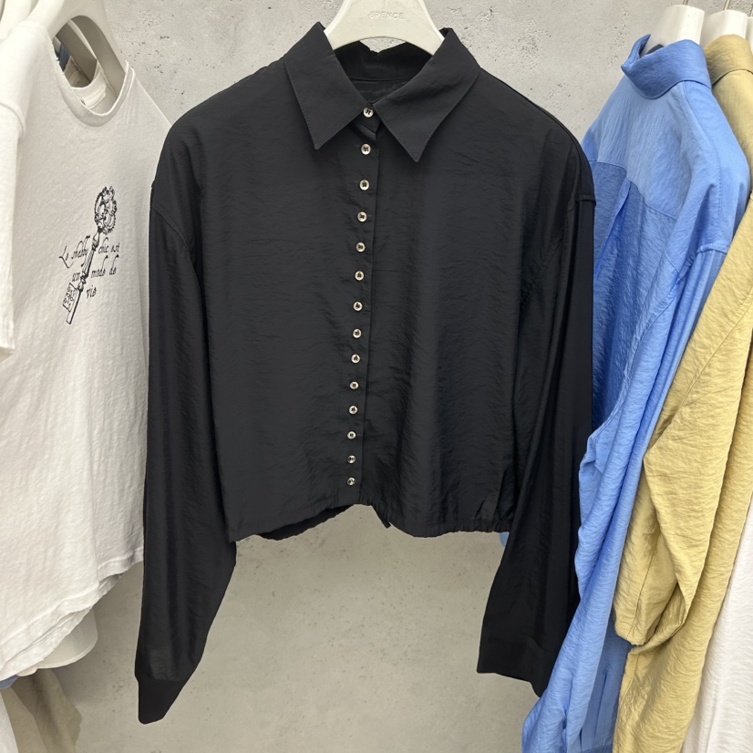 SIXTEEN韓國直郵女裝新款休閑推薦26春夏熱賣職業襯衫蕾絲衫SIXTEEN襯衫/蕾絲衫圖色4