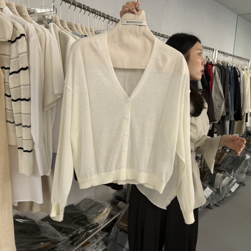 DOUBLE STANDARD/LE SMOKING/MAISONSTAFF韓國代購女士新品26春夏針織衫MAISONSTAFF針織衫圖色1